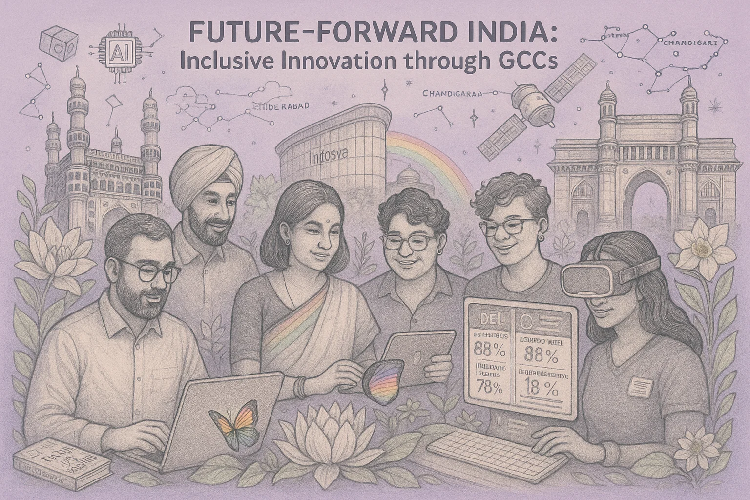 This June, as Pride Month infuses cities around the world with vibrant celebration and visible advocacy, a quieter yet equally powerful transformation is unfolding in India. Beyond the parades and public displays, there’s a shift happening within the boardrooms and hallways of India’s Global Capability Centres (GCCs).