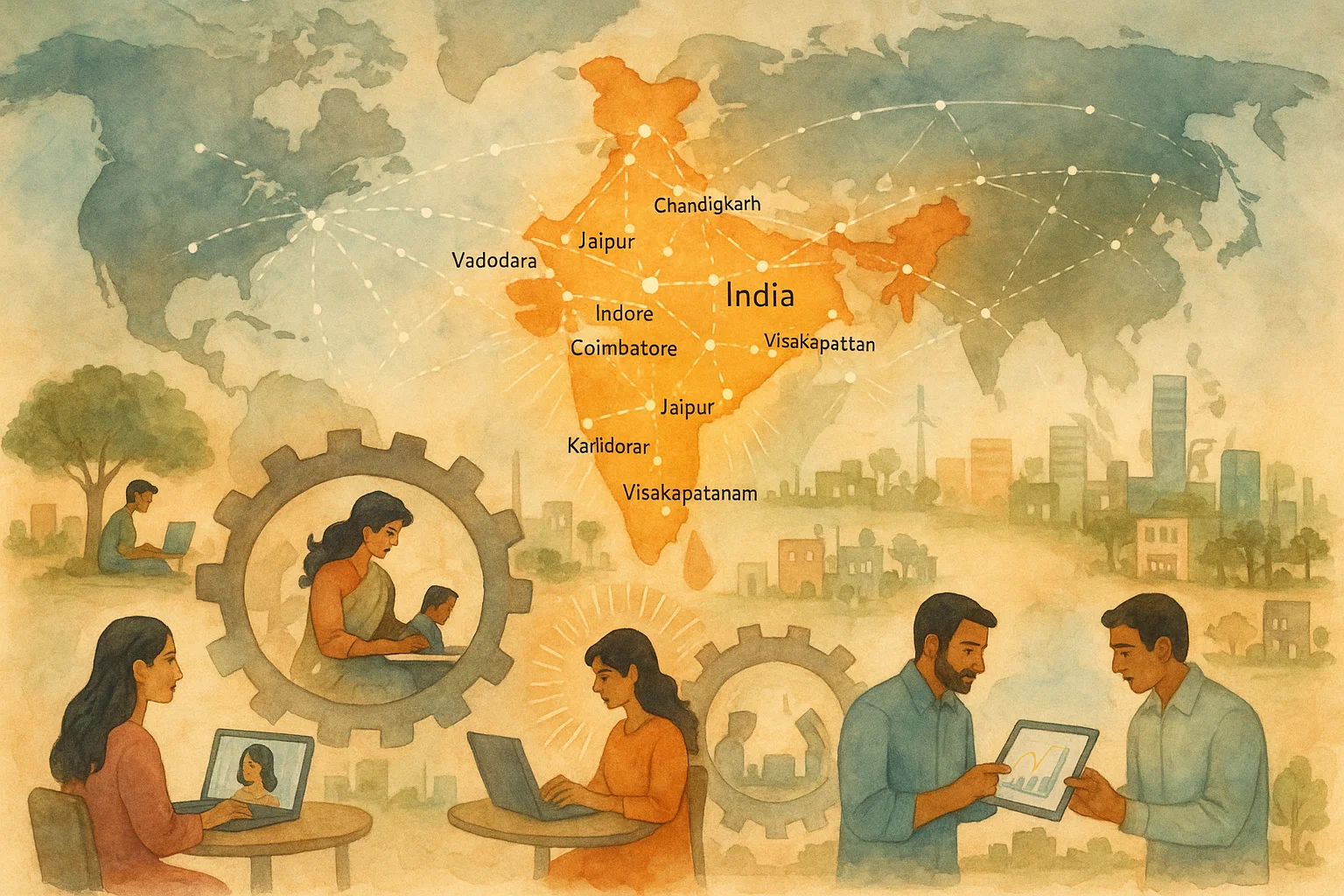 The growth of GCCs in India is not new, but the shift to tier 2 and 3 cities is a recent phenomenon. The country has been a preferred destination for GCCs due to its vast talent pool, favorable business environment, and government support.