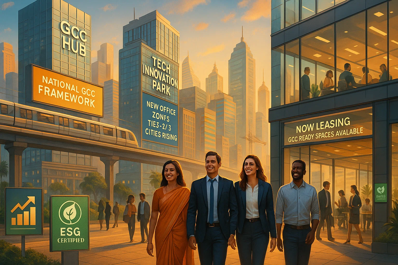 India’s national GCC framework will boost commercial real estate, driving office space demand, investment, and job creation in metros and Tier-II/III cities, strengthening India’s global business position.