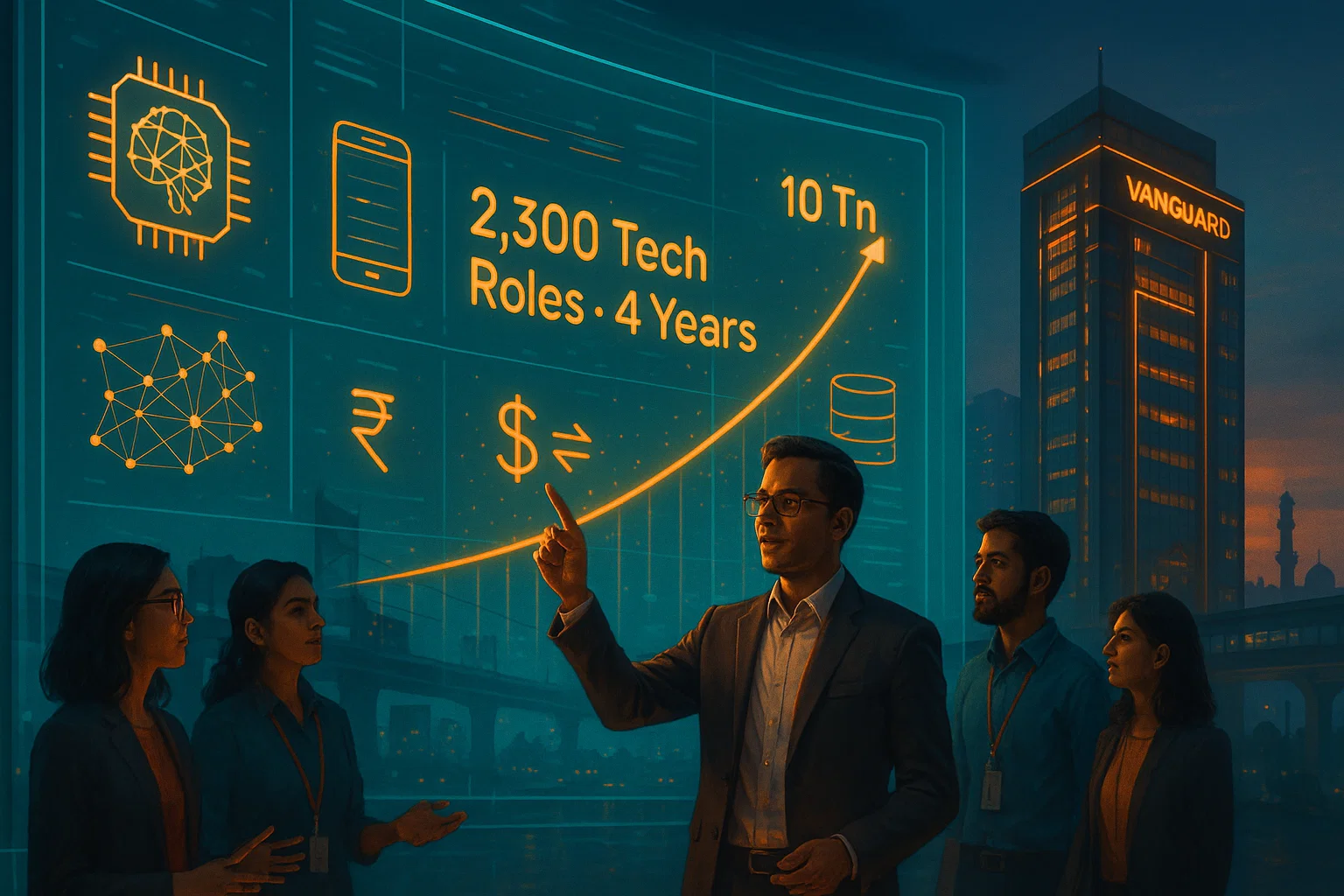 Vanguard, the world's largest mutual fund manager, is setting up a Global Capability Center (GCC) in Hyderabad, creating 2,300 jobs over the next four years.