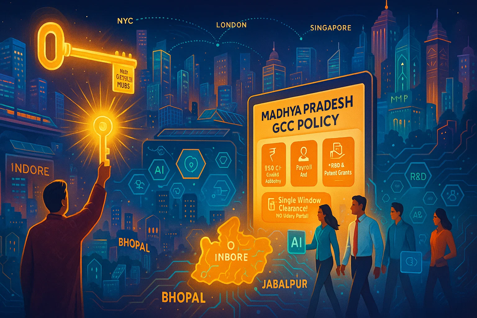 Madhya Pradesh launches India's first GCC policy to attract multinational corporations, decentralize economic growth, and establish Tier-2 cities as global innovation hubs.