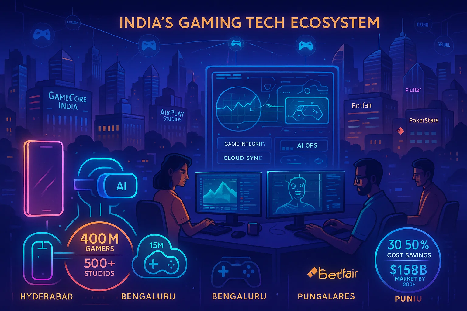As the global gaming industry undergoes a shift, India's Global Capability Centres (GCCs) are emerging as strategic powerhouses driving game development, live operations, AI innovation, and blockchain experimentation. With a growing pool of talented engineers and a favourable economic proposition, India is poised to become the world's gaming research and tech capital.