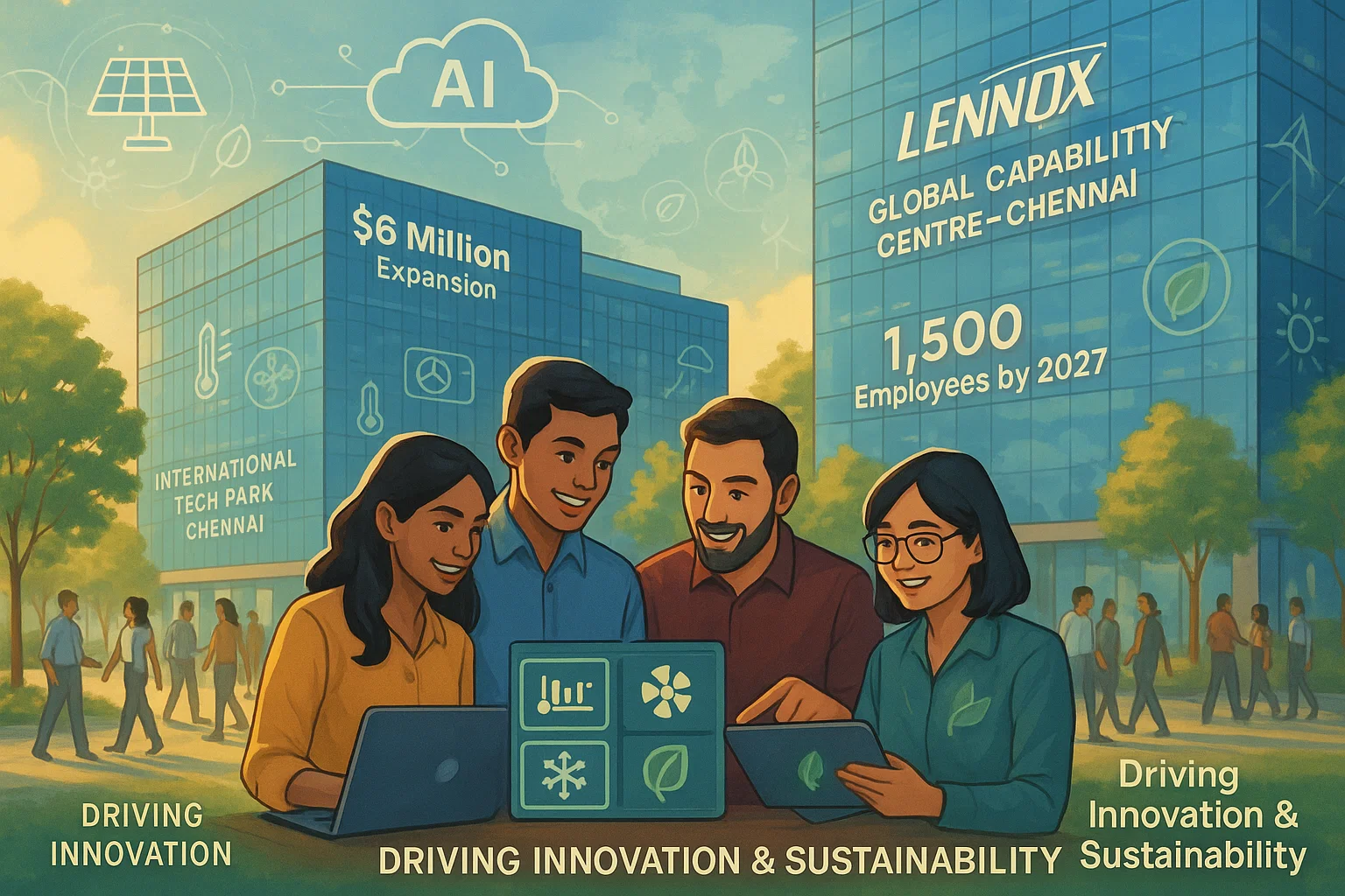 NEW DELHI: Lennox International Inc., a leading US-based provider of heating, ventilation, air conditioning, and refrigeration (HVACR) solutions, has invested $6 million to expand its India Global Capability Centre (GCC) in Chennai, underscoring its commitment to innovation, job creation, and sustainable development in the region.